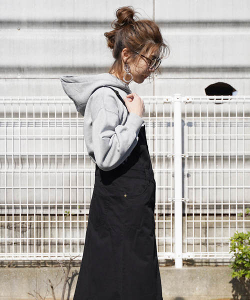 reca（レカ）の「調節OK サロペット（サロペット/オーバーオール・レディース・ブラック/ライトグレー/カーキ/ベージュ・L/LL/M）」の16枚目の写真