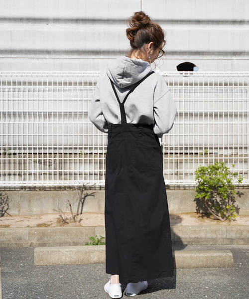 reca（レカ）の「調節OK サロペット（サロペット/オーバーオール・レディース・ブラック/ライトグレー/カーキ/ベージュ・L/LL/M）」の15枚目の写真