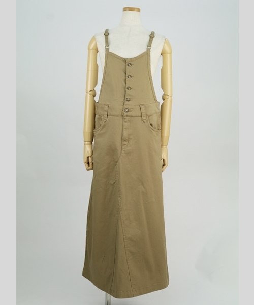 reca（レカ）の「調節OK サロペット（サロペット/オーバーオール・レディース・ブラック/ライトグレー/カーキ/ベージュ・L/LL/M）」の12枚目の写真