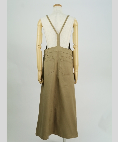 reca（レカ）の「調節OK サロペット（サロペット/オーバーオール・レディース・ブラック/ライトグレー/カーキ/ベージュ・L/LL/M）」の10枚目の写真