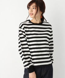 GLOBAL WORK | ボリュームソデクルーＴ長袖/821984(Tシャツ/カットソー)