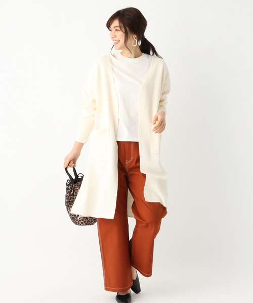 GLOBAL WORK（グローバルワーク）の「ボリュームソデクルーＴ長袖/821984（Tシャツ/カットソー・レディース・ホワイト/ブラック/ライトグリーン/その他/ライトブラウン・MEDIUM/LARGE）」の6枚目の写真