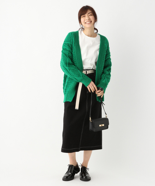 GLOBAL WORK（グローバルワーク）の「ボリュームソデクルーＴ長袖/821984（Tシャツ/カットソー・レディース・ホワイト/ブラック/ライトグリーン/その他/ライトブラウン・MEDIUM/LARGE）」の7枚目の写真