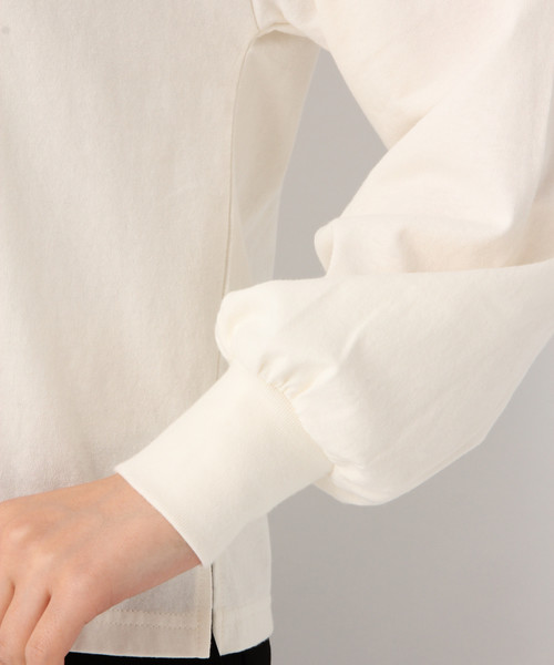 GLOBAL WORK（グローバルワーク）の「ボリュームソデクルーＴ長袖/821984（Tシャツ/カットソー・レディース・ホワイト/ブラック/ライトグリーン/その他/ライトブラウン・MEDIUM/LARGE）」の18枚目の写真