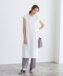フレンチスリーブIラインワンピース