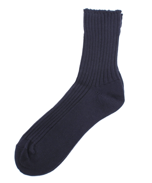 Kastane（カスタネ）の「【Kastane】リブソックス（ソックス/靴下・レディース・オフホワイト/ラベンダー/サックスブルー/レモンイエロー/ネイビー・FREE）」の3枚目の写真