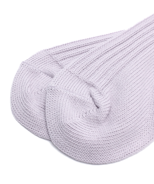 Kastane（カスタネ）の「【Kastane】リブソックス（ソックス/靴下・レディース・オフホワイト/ラベンダー/サックスブルー/レモンイエロー/ネイビー・FREE）」の6枚目の写真