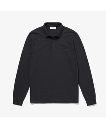 ロングスリーブソリッドポロシャツ