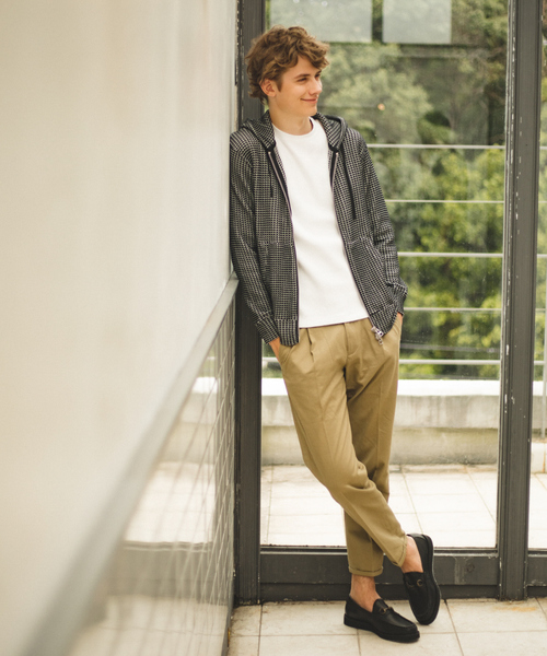 RECENCY OF MINE（リーセンシー オブ マイン）の「【Recency of Mine】スーパーストレッチベアワッフル　ロングTシャツ（Tシャツ/カットソー・メンズ・モカ/ブラック/ホワイト・44/46/48/50）」の11枚目の写真