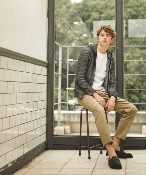 RECENCY OF MINE（リーセンシー オブ マイン）の「【Recency of Mine】スーパーストレッチベアワッフル　ロングTシャツ（Tシャツ/カットソー・メンズ・モカ/ブラック/ホワイト・44/46/48/50）」の8枚目の写真