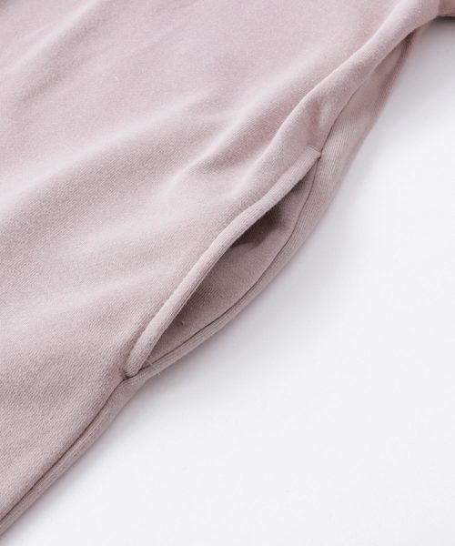 CONVERSE（コンバース）の「CONVERSE/コンバース Chaco closet 別注 限定 フロント刺繍 ボリュームスリーブ ポケット付き サイドスリット スウェットロングワンピース（ワンピース・レディース・ブラック/ベージュ/ネイビー/カーキ/アイボリー/モカ/グリーン系その他・FREE）」の10枚目の写真