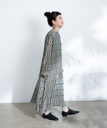 Libra Cue | Libra フリルカラープリーツワンピース(ワンピース)