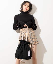 WEGO | WEGO/キャンバス巾着トートバッグ(トートバッグ)