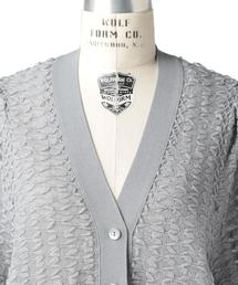 Drawer ドゥロワー　12GスレッドパターンVネックカーディガン Drawer（ドゥロワー）の「Drawer 12GスレッドパターンVネック