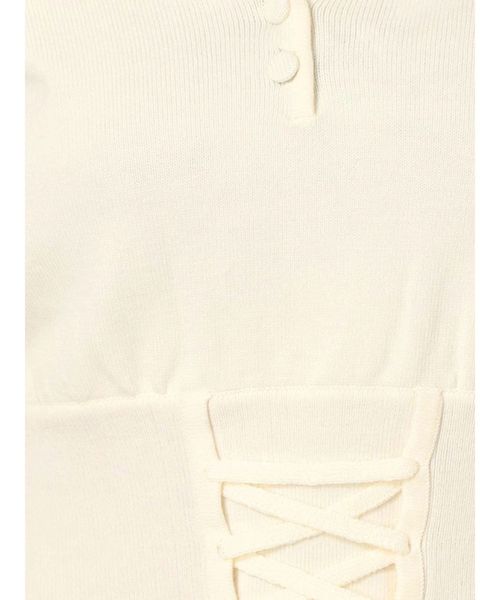 GYDA（ジェイダ）の「ウエストマーク2WAY ニット トップス（ニット/セーター・レディース・ブラック/ベージュ/オフホワイト/ブルー・FREE）」の16枚目の写真