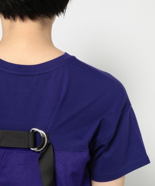 PAGEBOY（ページボーイ）の「バックストラップ切替ワンピース（ワンピース・レディース・ブラック/パープル/グレイッシュベージュ/ブラック系その他/グレー系その他2・FREE）」の15枚目の写真