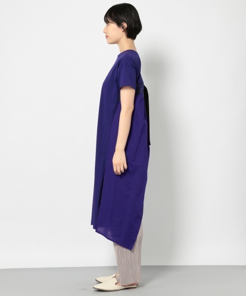 PAGEBOY（ページボーイ）の「バックストラップ切替ワンピース（ワンピース・レディース・ブラック/パープル/グレイッシュベージュ/ブラック系その他/グレー系その他2・FREE）」の12枚目の写真