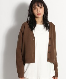 ミラノリブショートカーディガン