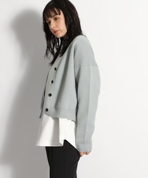 niko and... | ミラノリブショートカーディガン(カーディガン/ボレロ)
