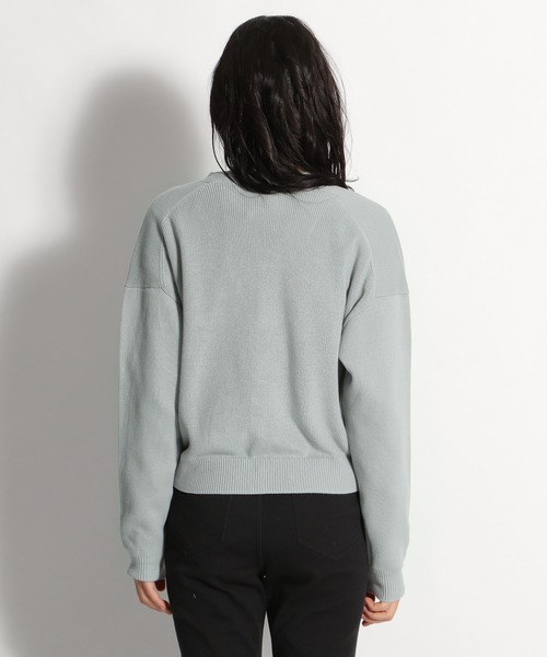 niko and...（ニコアンド）の「ミラノリブショートカーディガン（カーディガン/ボレロ・レディース・ライトブルー/ブラック/ベージュ/ブラウン・MEDIUM/LARGE）」の10枚目の写真