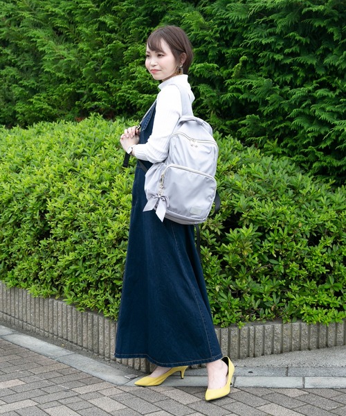 SALON de RUBAN(サロンドルヴァン)の「【SALON de RUBAN / サロン ド ルヴァン】 リボンリュック(バックパック/リュック・レディース・ライトグレー/ブラック/ピンク/ミント/ベージュ/ネイビー/ブラック系その他/レオパード・FREE)」の18枚目の写真
