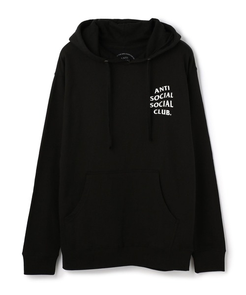 ANTI SOCIAL SOCIAL CLUB クコッチパーカーブラック ANTI SOCIAL SOCIAL CLUB（アンチソーシャルソーシャルクラブ