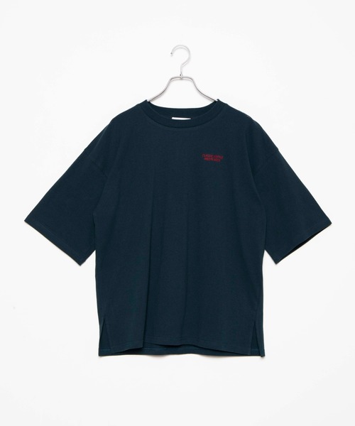 WEGO(ウィゴー)の「WEGO/CLASSICWAFFLE バックプリントTシャツ(Tシャツ/カットソー・レディース・ダークグリーン/ベージュ/パープル/スミクロ・FREE)」の19枚目の写真