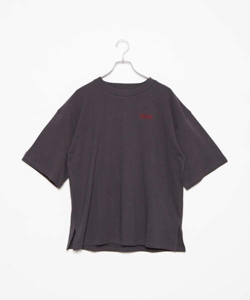 WEGO(ウィゴー)の「WEGO/CLASSICWAFFLE バックプリントTシャツ(Tシャツ/カットソー・レディース・ダークグリーン/ベージュ/パープル/スミクロ・FREE)」の17枚目の写真