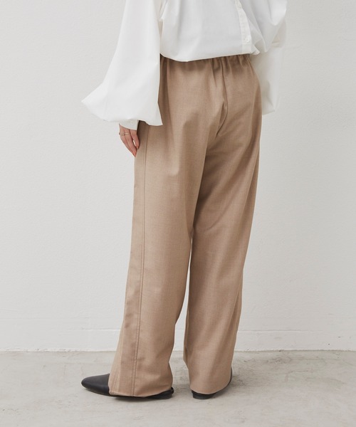 Libra Cue（リブラ キュー）の「Libra リラックステーパードパンツ（スラックス・レディース・ブラック/ベージュ/カーキ・FREE）」の16枚目の写真