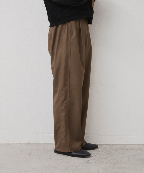 Libra Cue（リブラ キュー）の「Libra リラックステーパードパンツ（スラックス・レディース・ブラック/ベージュ/カーキ・FREE）」の8枚目の写真