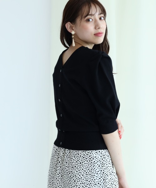 Mystrada（マイストラーダ）の「パフ袖ニット（ニット/セーター）」 - WEAR 