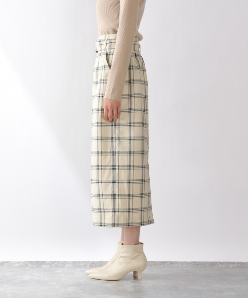 LOWRYS FARM（ローリーズファーム）の「チェックタイトスカート　895799（スカート・レディース・チャコールグレー/ベージュ/イエロー/アイボリー・MEDIUM/LARGE）」の20枚目の写真