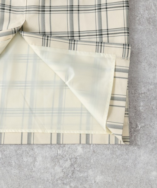 LOWRYS FARM（ローリーズファーム）の「チェックタイトスカート　895799（スカート・レディース・チャコールグレー/ベージュ/イエロー/アイボリー・MEDIUM/LARGE）」の8枚目の写真