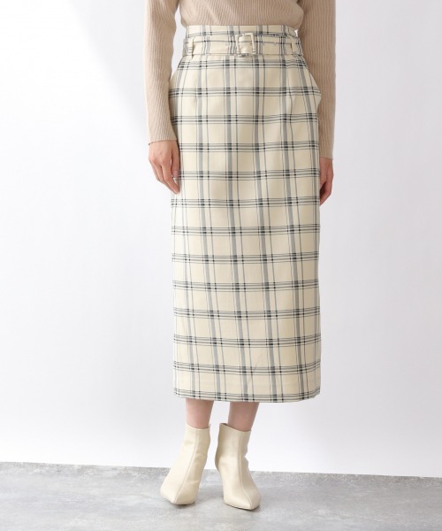 LOWRYS FARM（ローリーズファーム）の「チェックタイトスカート　895799（スカート・レディース・チャコールグレー/ベージュ/イエロー/アイボリー・MEDIUM/LARGE）」の17枚目の写真