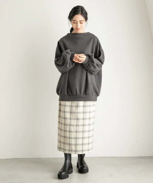 LOWRYS FARM（ローリーズファーム）の「チェックタイトスカート　895799（スカート・レディース・チャコールグレー/ベージュ/イエロー/アイボリー・MEDIUM/LARGE）」の19枚目の写真