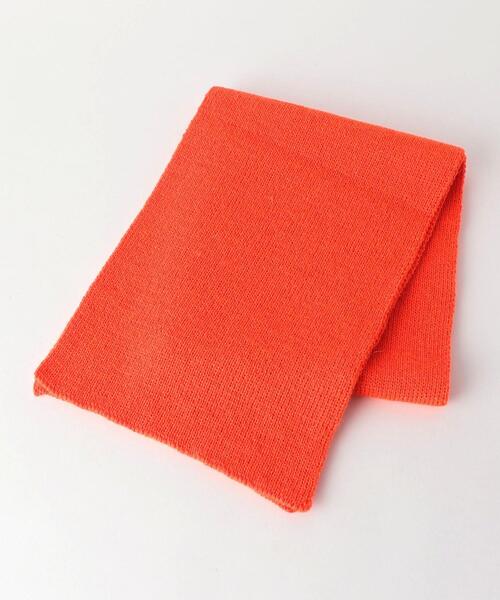 HIGHLAND 2000（ハイランドトゥーサウザンド）の「＜HIGHLAND 2000＞ショートマフラー ◆（マフラー・レディース・オフホワイト/ピンク/ダークブラウン/オレンジ・FREE）」の6枚目の写真