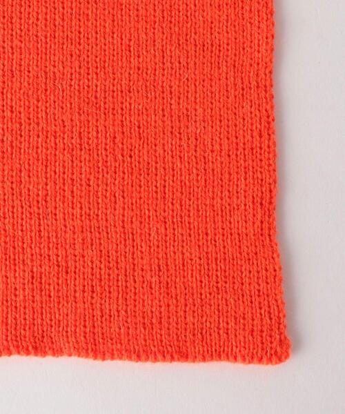 HIGHLAND 2000（ハイランドトゥーサウザンド）の「＜HIGHLAND 2000＞ショートマフラー ◆（マフラー・レディース・オフホワイト/ピンク/ダークブラウン/オレンジ・FREE）」の7枚目の写真