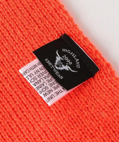 HIGHLAND 2000（ハイランドトゥーサウザンド）の「＜HIGHLAND 2000＞ショートマフラー ◆（マフラー・レディース・オフホワイト/ピンク/ダークブラウン/オレンジ・FREE）」の8枚目の写真