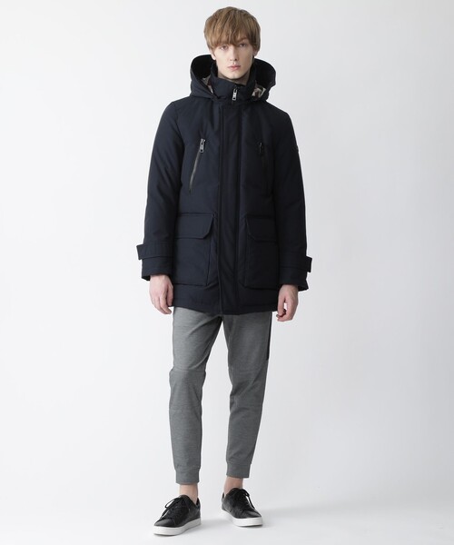 み*ち様 美品 バーバリークレストヴィレッジ ファー付き黒ダウンロングコート 3 2611-55C0565609__D_1000x.jpg?v