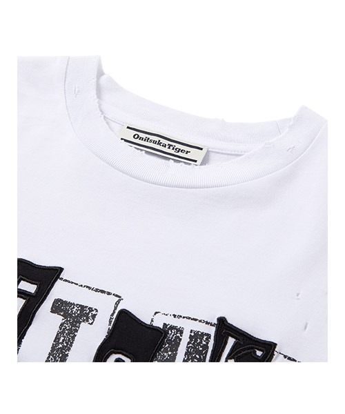 Onitsuka Tiger（オニツカタイガー）の「WASHED TEE（Tシャツ/カットソー・レディース・ホワイト/ブラック・S/M/L/XL）」の9枚目の写真