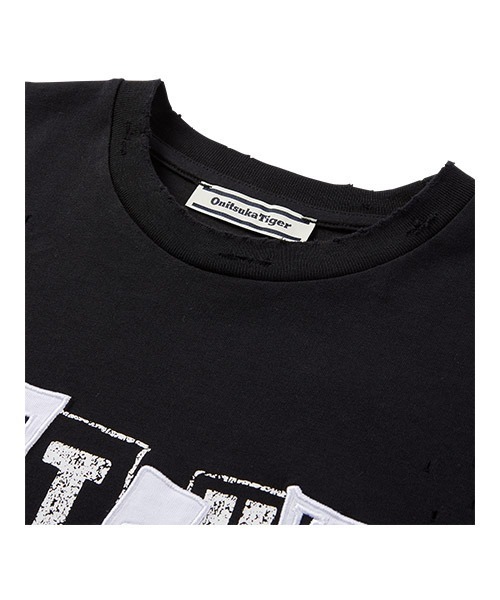 Onitsuka Tiger（オニツカタイガー）の「WASHED TEE（Tシャツ/カットソー・レディース・ホワイト/ブラック・S/M/L/XL）」の5枚目の写真