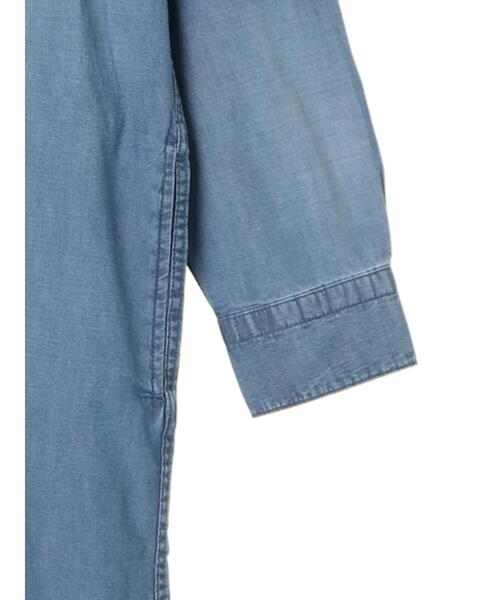 AMERICAN HOLIC（アメリカンホリック）の「綿CPOシャツワンピース（ワンピース・レディース・ベージュ/カーキ/ライトインディゴブルー・FREE）」の15枚目の写真