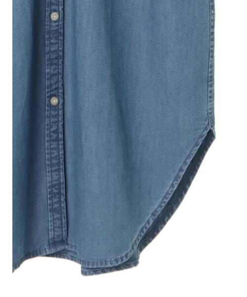 AMERICAN HOLIC（アメリカンホリック）の「綿CPOシャツワンピース（ワンピース・レディース・ベージュ/カーキ/ライトインディゴブルー・FREE）」の14枚目の写真