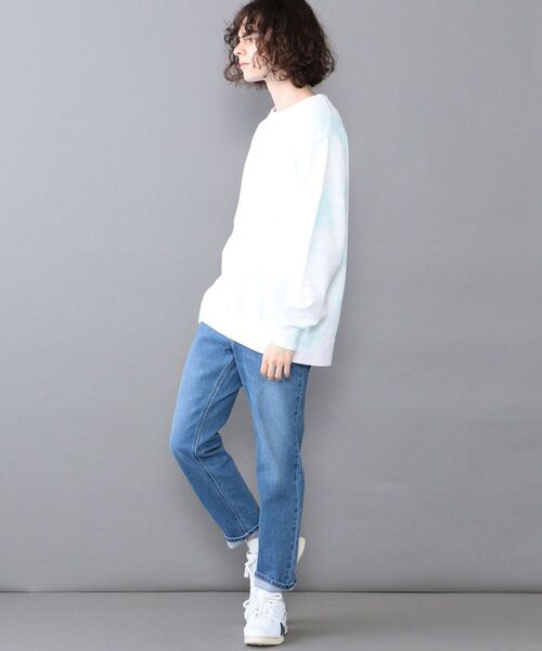 SHIPS any(シップス エニィ)の「SHIPS any: 【国内手染め】タイダイ ミニ裏毛 スウェット/ロンT(スウェット・メンズ・グレー/ライトブルー/ピンク・SMALL/MEDIUM/LARGE/X-LARGE)」の8枚目の写真