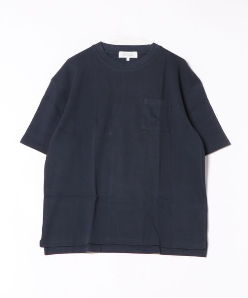 STYLEBLOCK(スタイルブロック)の「ハニカムWフェイスTシャツ(Tシャツ/カットソー・メンズ・ラベンダー/オフホワイト/ネイビー/サックスブルー/ベージュ・L/LL/M)」の3枚目の写真