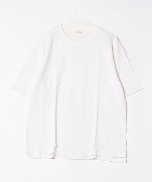STYLEBLOCK(スタイルブロック)の「ハニカムWフェイスTシャツ(Tシャツ/カットソー・メンズ・ラベンダー/オフホワイト/ネイビー/サックスブルー/ベージュ・L/LL/M)」の2枚目の写真