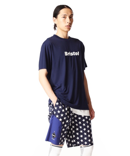 F.C.Real Bristol（エフシーレアルブリストル）の「POLARTEC POWER DRY AUTHENTIC LOGO TEE（Tシャツ/カットソー・メンズ・グレー/ネイビー/A/B・LARGE/X-LARGE/SMALL/MEDIUM）」の15枚目の写真