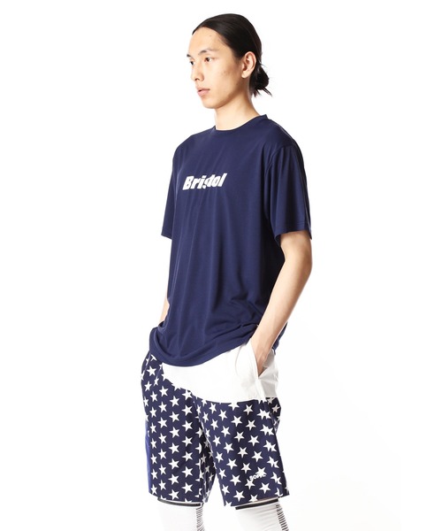 F.C.Real Bristol（エフシーレアルブリストル）の「POLARTEC POWER DRY AUTHENTIC LOGO TEE（Tシャツ/カットソー・メンズ・グレー/ネイビー/A/B・LARGE/X-LARGE/SMALL/MEDIUM）」の16枚目の写真
