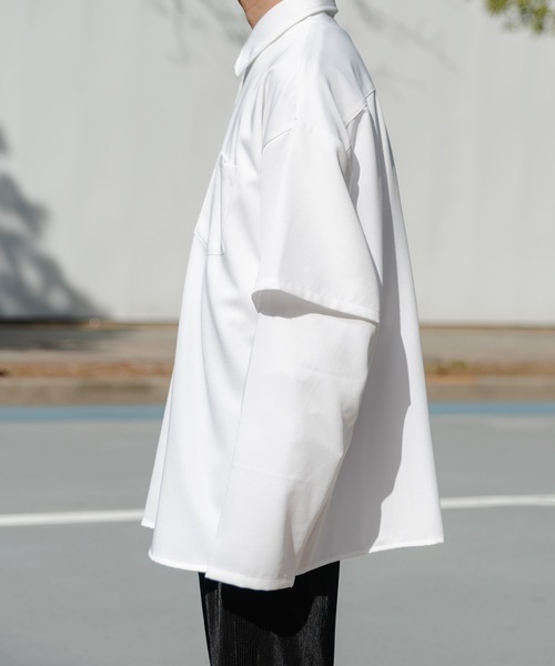 Adoon plain（アドーンプレーン）の「【Adoon plain】スリーブレイヤードシャツ（シャツ/ブラウス・メンズ・ホワイト/ブラック/グレイッシュブルー・MEDIUM/LARGE）」の22枚目の写真