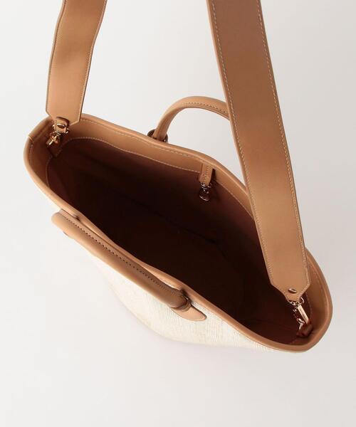 THE STATION STORE（ザ ステーション ストア）の「＜closet story＞ シート ポーチIN ショルダー トートバッグ（トートバッグ・レディース・ダークグレー/ベージュ・FREE）」の14枚目の写真